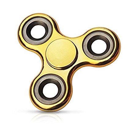 Hand Spinner Tri-Spinner Fidget Toy High Speed killing Time Best Stress Reducer for ADD, ADHD, Anxiety and Adult Children By MissDill