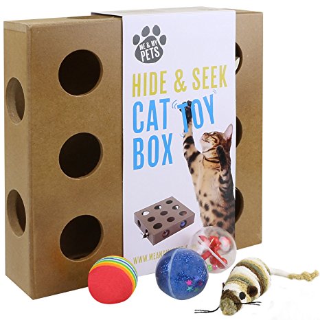 Me & My Pets Interactive Peek & Play Cat Toy Box