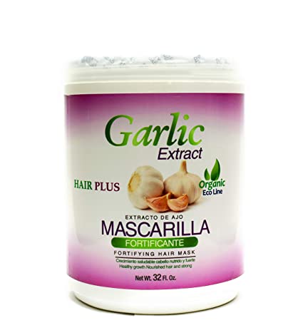 Hair Plus Hair Mask - Garlic Extract and Protein Mix - Fortifying Hair Mask (32 Ounce)