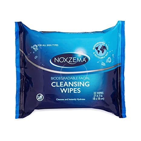 Noxzema Biodegradable Face Cleansing Wipes (25 CT)
