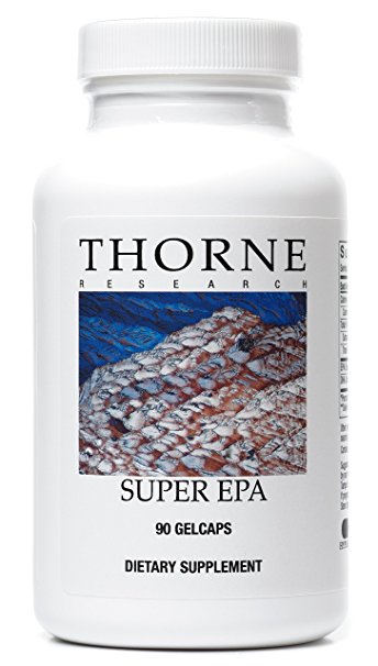 Thorne Research - Super EPA - Concentrated Omega-3 Fatty Acid Supplement - 90 Gelcaps