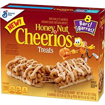 Cheerios Cereal Treat Bars, 8 Count