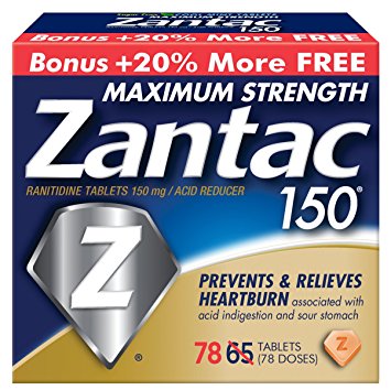 Zantac 150 Maximum Strength Tablets, Original, 78 Count