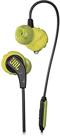 JBL JBLENDURRUNBNLAM Endurance Run, In-Ear Sport Headphone with One-Button Mic/Remote - Yellow