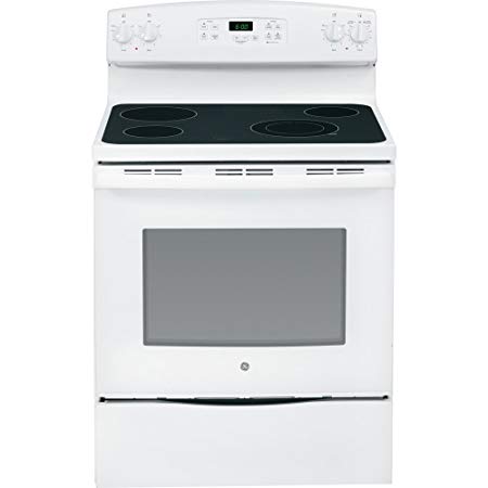 GE JBS60DKWW 30-Inch 5.3 Cu. Ft. Free-Standing Electric Range, White