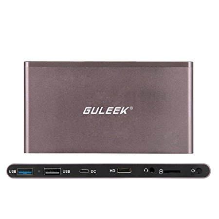 Guleek GPC Wintel Mini PC Desktop Computer Tv Box Windows 10 Pocket Computer 1080P HD Media Player with Intel Atom Cherry trail Z8300 Processor 2gb DDR3L 32gb eMMC 5ghz Wifi Bluetooth 4.0 USB3.0