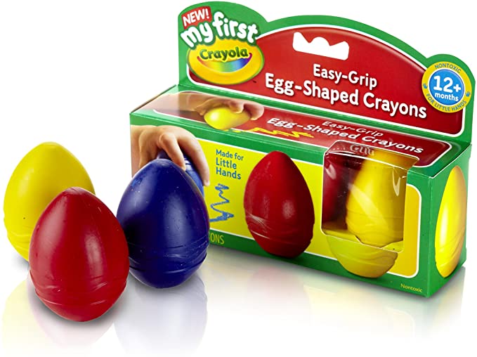 Crayola My First Egg Crayons, Easy-Grip