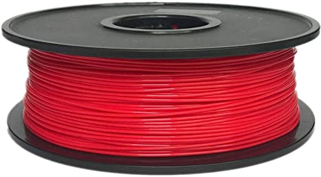 CosHall PLA Filament 3mm 1kg, 3D Printer Filament, PLA Filament 3D Printing Materials for 3D Printer, PLA Filament for 3D Printing, PLA 3D Printer Filament 1 Spool, Red