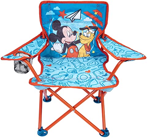 Mickey Mouse Kids Camp Chair Foldable Chair with Carry Bag