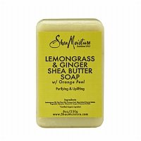 SheaMoisture Lemongrass & Ginger Shea Butter Soap, 8 Ounces - 2pc