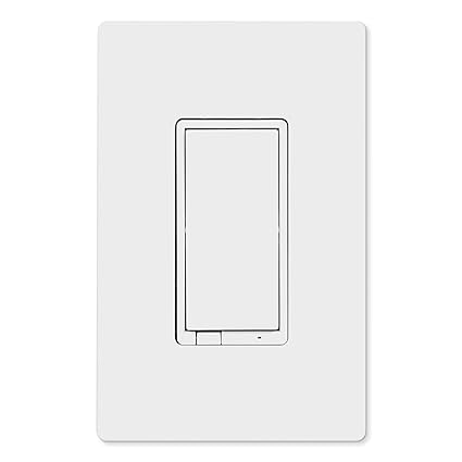 Enbrighten 700 Series Z-Wave Plus v2 In-Wall Smart Paddle Dimmer, 58438