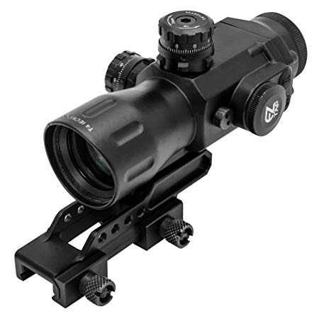 UTG Compact Prismatic 4x32 T4x Glass T-Dot Scope