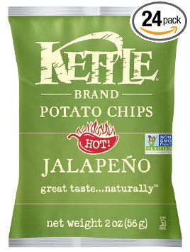 Kettle Brand Jalapeno Chips, 2-ounces (Pack of24)