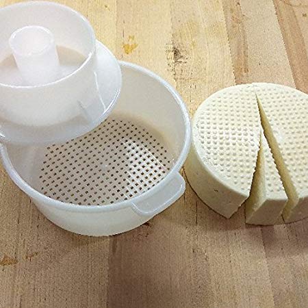 Hard Cheese Butter Punched Making Mold With Follower Press 1,2 liters by NKST Group