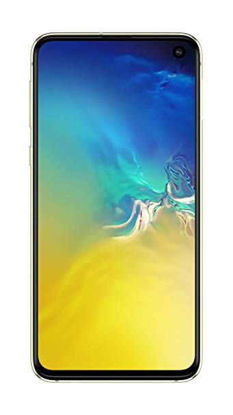 Samsung Galaxy S10e (128GB, 6GB RAM) 5.8" AMOLED Display, US & Global 4G LTE Dual SIM GSM Factory Unlocked SM-G970F/DS - International Model (Canary Yellow, 128GB   128GB MicroSD Bundle)