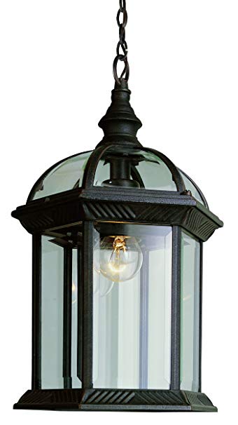 Trans Globe Lighting 4183 RT Outdoor Wentworth 17.5" Hanging Lantern, Rust, 14-Inch
