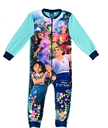 Disney Encanto, Girls Onesie, Sleepsuit, Pyjamas, Purple, Age 3-10 Years