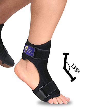 Everyday Medical Plantar Fasciitis Night Splint Brace for Plantar Fasciitis Pain Relief I Dorsal Foot Stretching Support for Achilles Tendonitis, Heel Pain, Plantar Fascia, Drop Foot -Men & Women-S/M