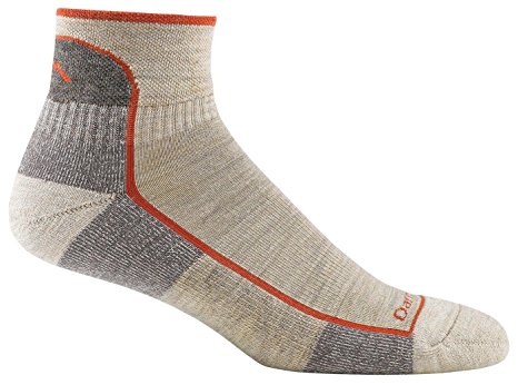 Darn Tough Vermont Men's 1/4 Sock Cushion 1905,Oatmeal,US M R