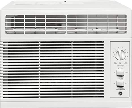 GE AHU05LY 17" Window Air Conditioner with 5000 BTU Cooling Capacity 115 Volts in White