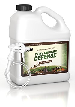 Tick and Chigger Defense repellent-, One Gallon Sprayfor ticks, chiggers, mites, biting insects yard treatment…