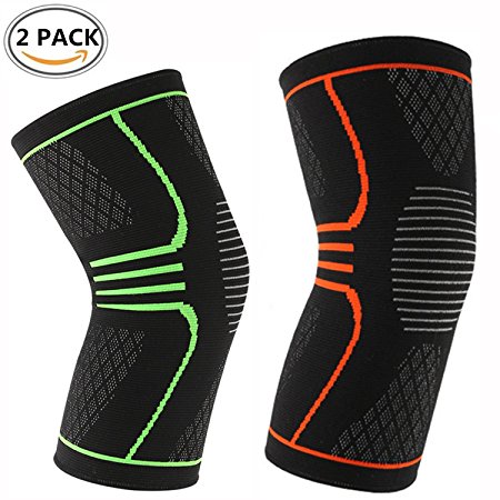 ASTAS Compression Knee Sleeve Knee Brace for Knee Pain - Braces and Supports Knee for Pain Relief, Meniscus Tear, Arthritis, Injury, Running, Joint Pain, & Support - BEST Knee Sleeve