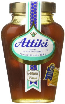 Attiki Greek Honey 16 Oz Jar