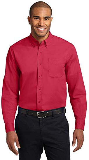 Men's Long Sleeve Wrinkle Resistant Easy Care Shirts in Regular, Big & Tall