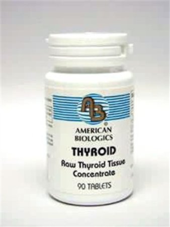 American Biologics - Thyroid, 130 mg, 90 tablets [Health and Beauty]