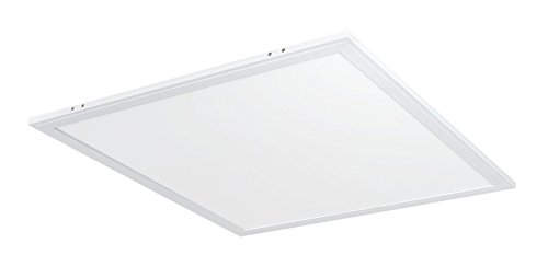 2x2’ LED Flat Panel Light: 40W Recessed Drop Ceiling Light - Square | 4000K White EDGE-LIT Lighting | 5260 Lumens | Dimmable & Easy Installation