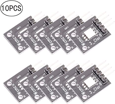 DEVMO 10PCS KY-009 5050 Pwm RGB SMD LED Module 3 Color Light Compatible with Arduino MCU Raspberry GM