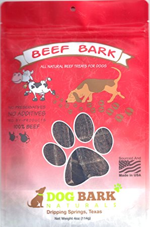 Beef Bark - As Natural As It Gets - 1 Ingredient!!! Sourced and Made USA, Portion Of All Proceeds Donated To Dogs In Need