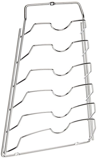 Organize It All' Cabinet Door Lid Rack, Chrome