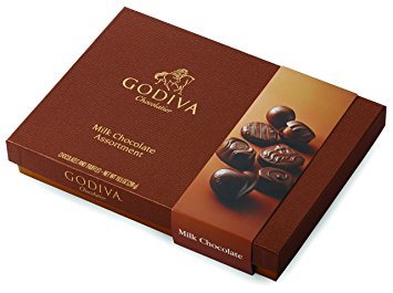 Godiva Chocolatier 22 Piece Milk Chocolate Gift Box, 10.5 Ounce