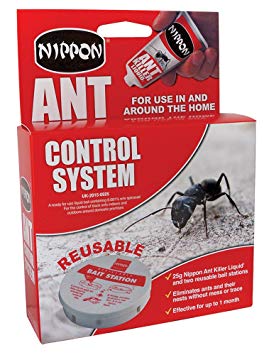 Vitax Ltd Nippon Ant Control System with 2 Traps and 25g Ant Killer Liquid