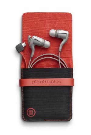 Plantronics BackBeat Go 2 Wireless Hi-Fi Earbud Headphones with Charging Case - Compatible with iPhone and other Smart Devices - White