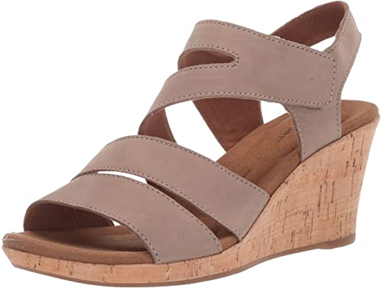 Rockport Women's Briah Asym Wedge Sandal