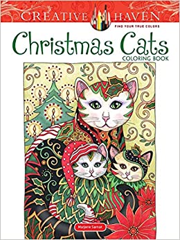 Creative Haven Christmas Cats Coloring Book (Creative Haven Coloring Books)