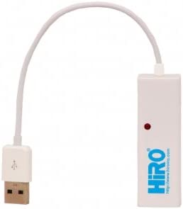 HiRO H50223 USB 2.0 to Fast Ethernet LAN 10/100Mbps Portable Network Adapter Windows 8.1, 8, 7, Vista, XP, 32-bit, 64-bit, Mac OSX 10.4 Compatible