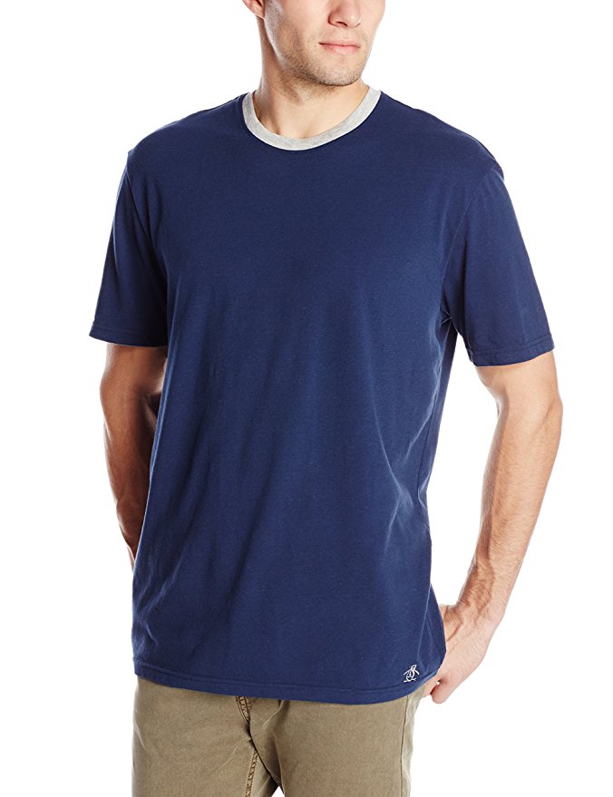 Original Penguin Men's Soft Short Sleeve Jersey Sleep Shirt