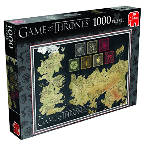 Game of Thrones: Map of The Known World Jigsaw Puzzle (1000 Pieces)