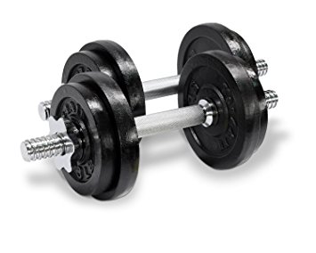 One Pair of 40lbs Cast Iron Adjustable Dumbbells