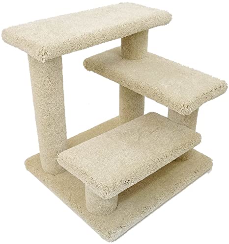 New Cat Condos Solid Wood Pet Stairs, Large