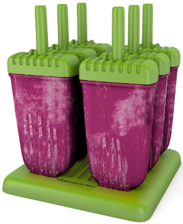 Popsicle Molds Ice Pop Maker Tupperware Quality 6 Pieces BPA Free Clearance Sale