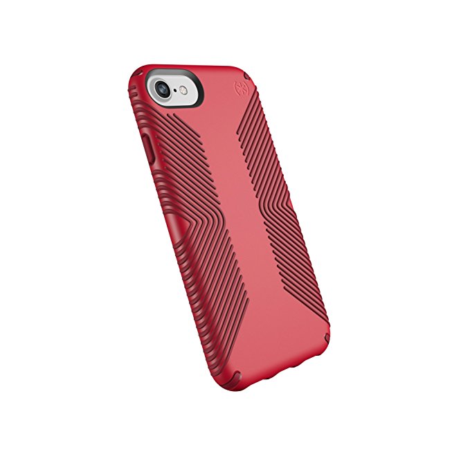 Speck Products Presidio Grip Cell Phone Case For IPhone 8/7/6S/6 - MARS RED/VELVET RED