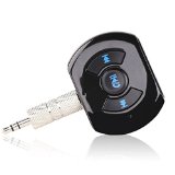 Bluetooth Receiver Portable A2DP Wireless Car Kits CSR 40 Adapter for Home Audio Music Streaming Sound System Bluetooth Car Kits with 35 mm Stereo Output Cable
