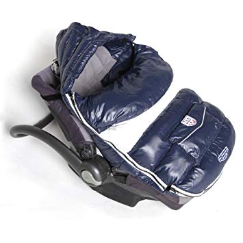 7AM Enfant Baby Shield Extendable Baby Bunting Bag Adaptable for Strollers, Midnight Blue, Medium