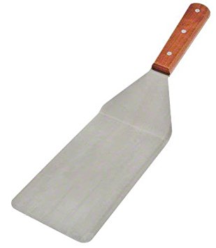 Update International (WTSD-48) 4" x 8" Wood Handle Turner w/Cutting Edge