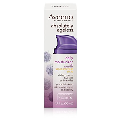 Aveeno Absolutely Ageless Daily Moisturizer With Sunscreen Broad Spectrum SPF 30, 1.7 fl. oz.