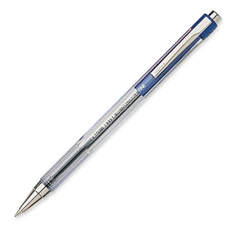 Pilot The Better Retractable Ballpoint Pens, Fine Point, Blue Ink, Dozen Box (30001)